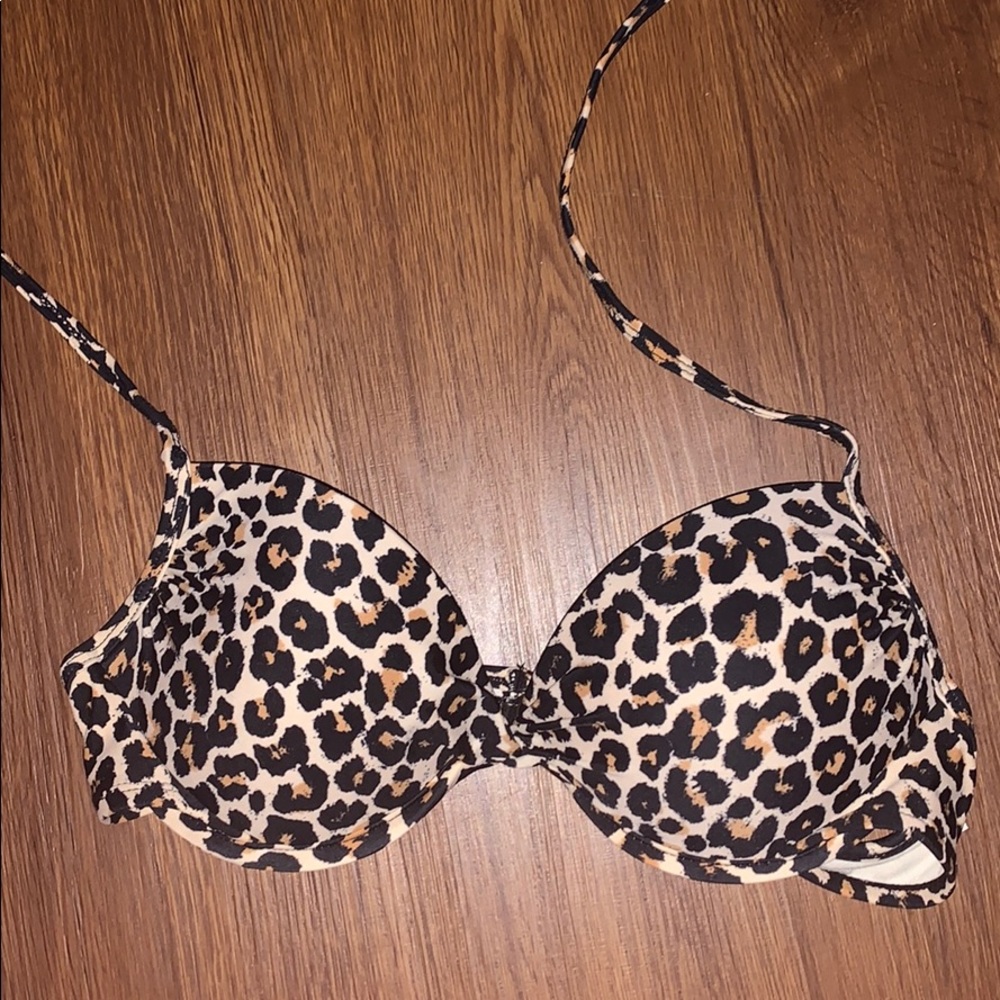 Cheetah bikini top